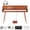 Brown, variant on Ktaxon 88 Key Semi-Weighted Digital Piano with 3-Pedal Unit, Flip-Top Cover Electric Keyboard Piano, Bluetooth MIDI, for Beginners & Practice