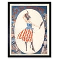 thumbnail image 1 of Vintage French Fashion La Vie Parisienne WW1 US Army American Magazine Cover Art Print Framed Poster Wall Decor 12x16 inch, 1 of 5