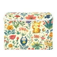 thumbnail image 7 of Yayeee Collapsible Cube Storage Bin with Lid Fabric Closet Decorative Basket with Handles, Floral Animals, 7 of 7