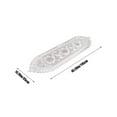 thumbnail image 3 of Btomtd White Hollow Lace Table Runner, Beautiful Flower Table Cloth for Home Dining, Lightweight Table Runners Decoration for Living Room, 45"x14", C, 3 of 6