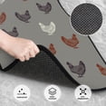 thumbnail image 2 of Daiia Rooster Printed Car Floor Mats Set of 4, Durable Non Slip Auto Floor Carpet, Car Interior Carpets Proof Foot Pads Anti-Slip Cushion Automoetive Accessories, 2 of 6