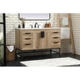 thumbnail image 2 of Elegant Decor Eugene 48" Single Bathroom Vanity with Backsplash in Natural Oak, 2 of 8