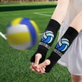 thumbnail image 4 of Tnobhg 2Pcs Volleyball Arm Padded Sleeves for Teens Breathable Ice Silk Fabric Protective Pad Wrist Protection Pain-free Forearm Sleeve, 4 of 7
