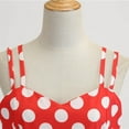 thumbnail image 6 of Landzoo One Women Polka Dot Vintage 1950s Halterneck Rock Dress Swing Dress Classic Elegant Casual Women's Dress, 6 of 9