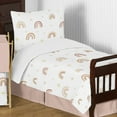 thumbnail image 2 of Sweet Jojo Designs Boho Rainbow Pink Tan and Yellow Toddler Bed Comforter 5 Piece Bedding Set, 2 of 6