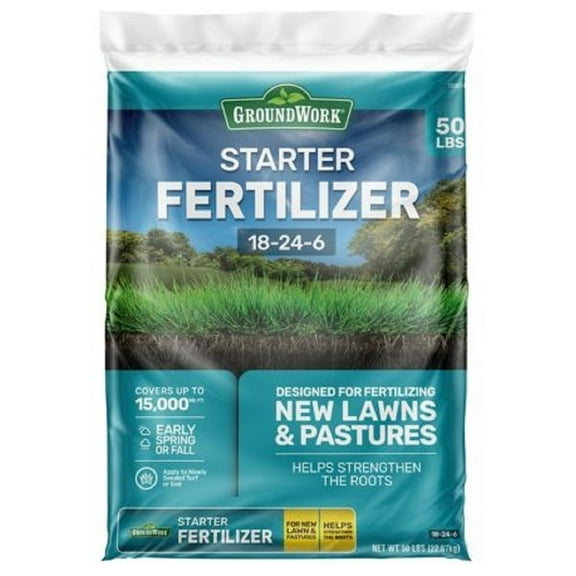 GroundWork 100542130 Starter Fertilizer 18-24-6 50lb. Granular