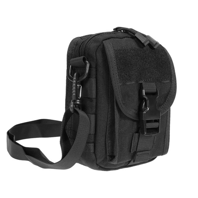 Bolsa Impermeable Nylon MOLLE Cinturón Riñonera Bandolera exterior EDC (Negro) Ndcxsfigh Para Estrenar