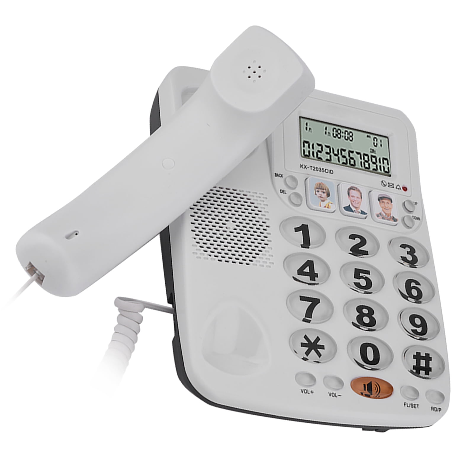 Corded Phone With Speakerphone Corded Phone With Caller Id 2line