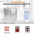 thumbnail image 3 of Mini Refrigerador, Refrigerador Y Calentador, Refrigerador Portátil, Uso Múltiple, Bajo Nivel De Ruido Para Automóvil, 3 of 7