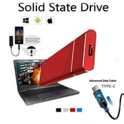 Portable SSD External Hard Drive Mobile Solid State Portable Hard Drive for PC Laptop and Mac Data Transfer and Storage