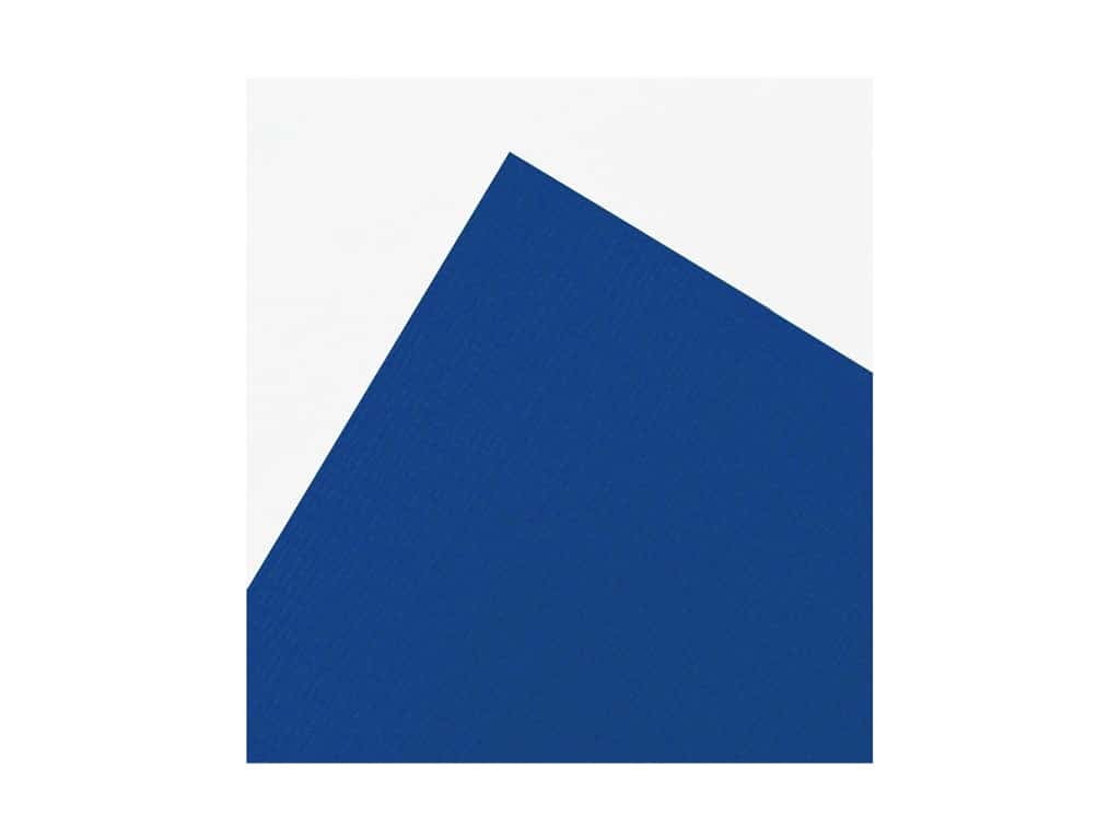 Paper Accents Cardstock 12"x 12" Muslin 73lb Royal Blue 25pc