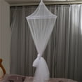 thumbnail image 5 of Fnyoxu Round Lace Insect Bed Canopy Netting Curtain Dome Mosquito Net Elegant Single Door 250*1100*60cm, 5 of 7
