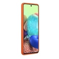 thumbnail image 4 of Galaxy A51 4G Case, Slim Soft Fit Shockproof Protection Case Dropproof Non-Slip Silicone Case with Card Slots Soft TPU Bumper Phone Wallet Case for Samsung Galaxy A51 4G, Orange, 4 of 6