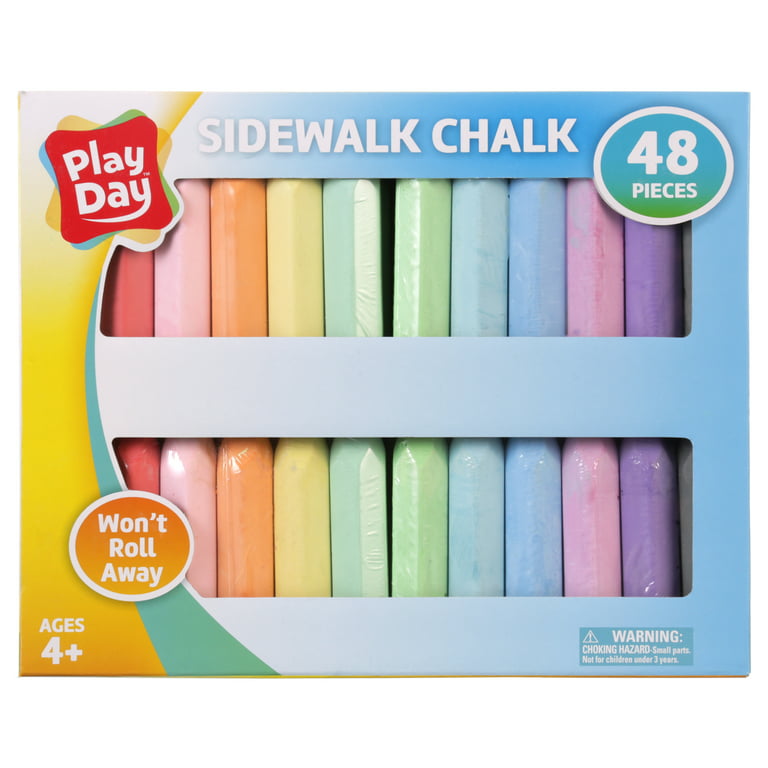 Play Day Sidewalk Chalk, 48 Piece 