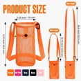 thumbnail image 2 of Aspire 2 PCS Water Bottle Holders with Adjustable Shoulder Strap, Water Bottle Carrier Bag with Pouch for Travel, Walking, 2 of 7