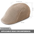 FREEBIRD99 Newsboy Herringbone Ivy Irish Flat Cap Paperboy Cabbie Gatsby Hat (Black (#01