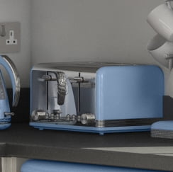 blue swan kettle and toaster