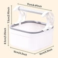 thumbnail image 2 of Hbdhejl Support de Toilette pour Oiseaux avec Seau en Alliage d'Aluminium Structure Robuste Outil de Table Portable pour Oiseaux, 2 of 4