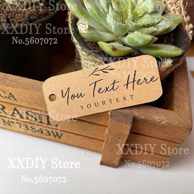 Etiquetas de recuerdo de boda, Mini etiquetas Kraft personalizadas con nombre y fecha, etiquetas de agradecimiento, recuerdos de decoración de fiesta, 90/180 Uds.