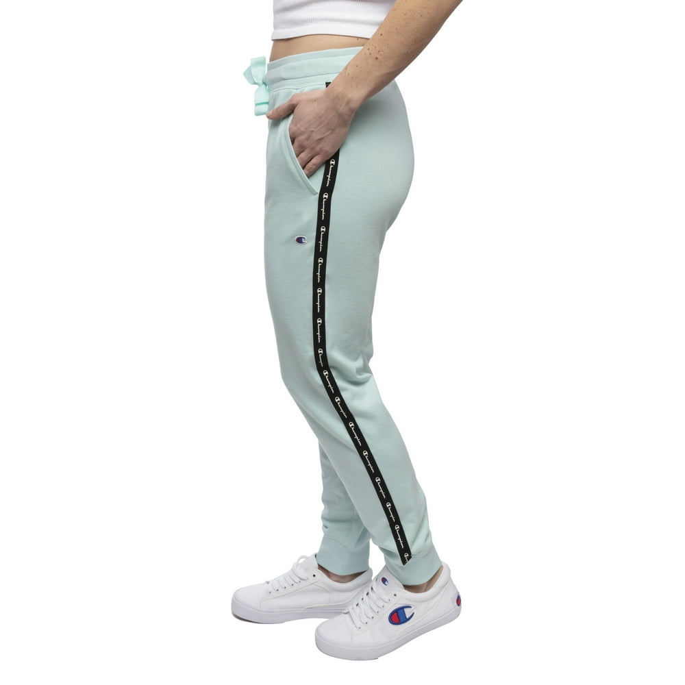 champion women's campus jogger with taping
