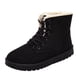 thumbnail image 5 of EeaseMX 1 par de botas de nieve para estudiantes, botines cálidos para mujer, zapatos con cordones, botas de algodón, 5 of 7