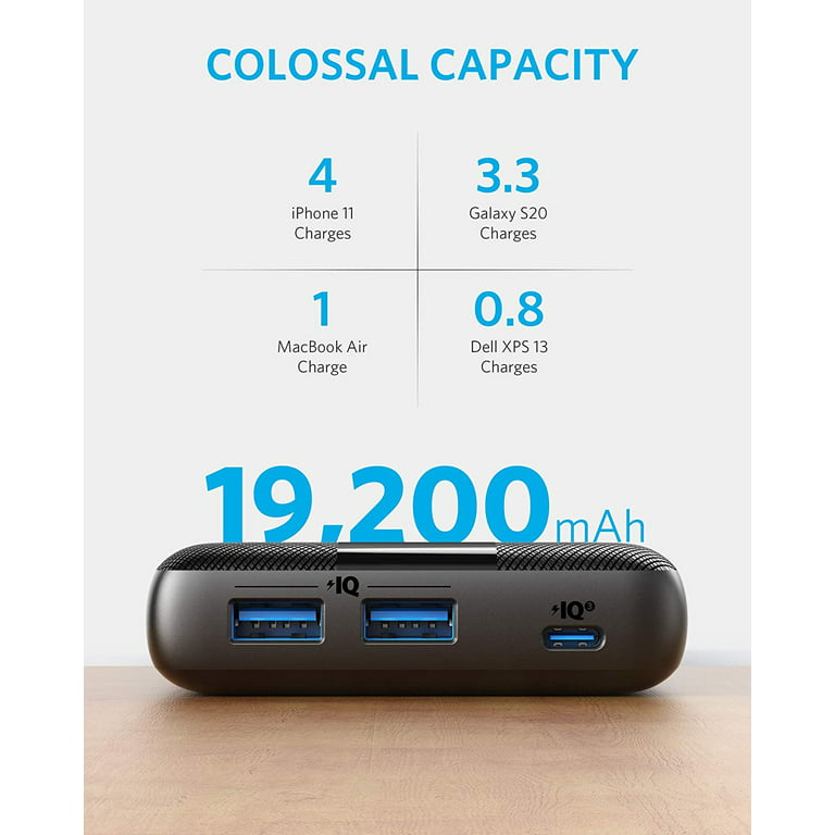 Anker PowerCore III 19,200mAh Huge Capacity 60W Power Delivery Portable  Charger