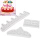 thumbnail image 4 of Molde De Pastel De Fondant, Molde De Chocolate DIY Reutilizable Para Tienda De Postres ANGGREK Fondant Cake Decoration Mould, 4 of 8