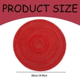 thumbnail image 5 of Noothes Grill Mat,Grill Matt Round Placemats Attractive Washable Round Placemats For Kitchen Table 15 Inch Round Table Mats, 5 of 5