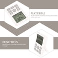 thumbnail image 3 of LITINKIMI White Kitchen Timer for Cooking, Study, Work, and Time Management with Easy-to-Use Desktop Design, 3 of 8