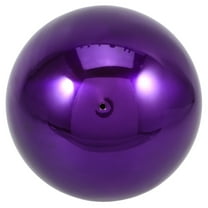 Beaupretty Floating Steel Ball Reflective Gazing Sphere Purple Stainless Steel 1Set