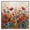 White Floater Frame, variant on Beautiful Garden Bloom Impressionism Wall Art /Monet And Van Gogh Inspired Art Canvas Wall Art by Art Remedy, Gold Floater Frame, 41.5" x 41.5"