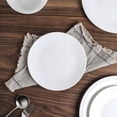 thumbnail image 6 of Stone Lain Ava 32-Piece Bone China Dinnerware Set, Service for 8, Pintpoint, White, 6 of 8