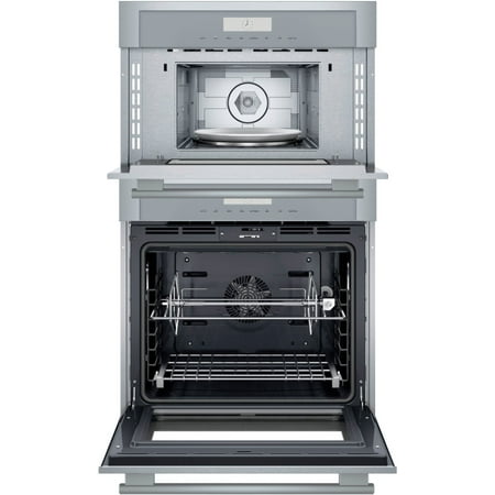 Thermador - Masterpiece Series 30" Built-In Electric Convection Wall Oven with Built-In Speed Microwave and Wifi - Stainless Steel