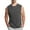 Dark Gray, variant on Chiccall Mens Athletic Tank Tops Summer Crew Neck Sleeveless Basic Tees Solid Stretch Gym Workout Shirts 3XL Gray
