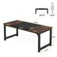 thumbnail image 4 of MAYEERTY 70.8 Inch Compact Conference Table, 6-Seater Office Desk with E1 Engineered Wood & 2"x2" Metal Frame, 4 of 5