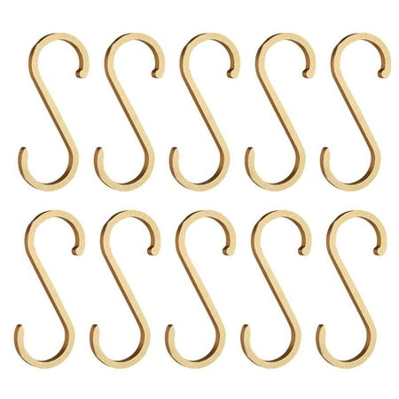 

10pcs Space Aluminum S Shape Hooks Kitchen Railing Hanger Hook Clasp Holders
