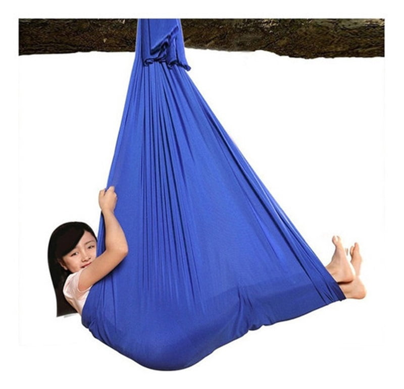 Generic 100 x 280 cm 1-Person Swing Hammock, Blue