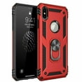 thumbnail image 1 of [PST] iPhone Xs Max Kickstand Rotating Ring Case, Heavy Duty Drop Protection Hybrid Shock Absorption Rugged Hard Phone Case Cover with Ring Stand Fits Magnetic Car Mount, 1 of 4