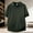 Army Green, variant on GSPCLAM Casual Shirts for Men Retro Vertical V-Neck Texture Tops Summer Loose Fit Tees for Seaside