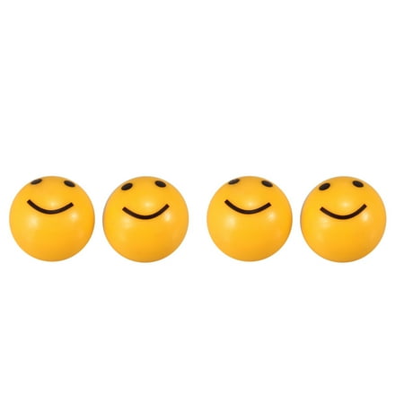 - 4Pcs Bicycle Ball Valve Caps with Cute Emoji Pattern Air Valve Caps Tyre Valve Dust Covers for MTB Motorcycle Bicycle Accessories