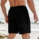 thumbnail image 4 of Puntoco Shorts Hombre Casuales Playa Liso Moda,Pantalones Cortos Deportivos Para Hombre Con Bolsillos De Secado Rápido Baloncesto Correr Ciclismo,Promoción, Alto Y Grande, 4 of 7