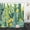 Cactus2, variant on World Map Shower Curtain Colorful Shower Curtain,Polyester Waterproof Shower Curtain Sets with 12 Hooks, 72x72 Inches