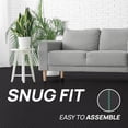 thumbnail image 5 of Yes4All EVA Interlocking Mats, Puzzle Floor Tiles, Foam Floor Padding with Border for Furniture, Home Space, Living Room, Garage 96 SQFT, 5 of 6