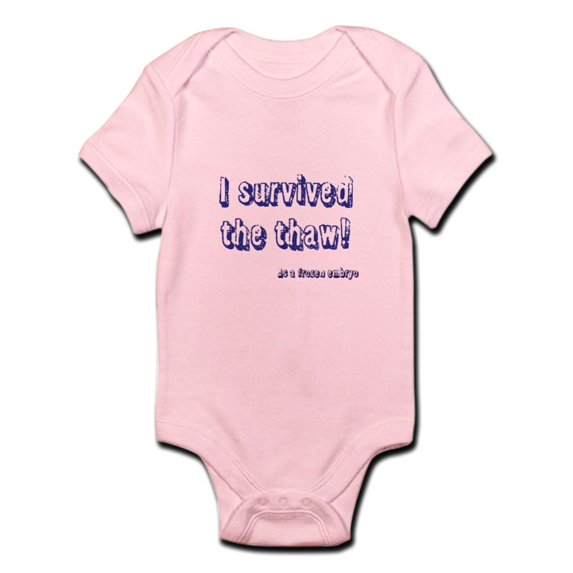 CafePress - I Survived The Thaw Body Suit - Baby Light Bodysuit