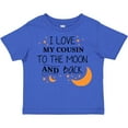 thumbnail image 3 of Inktastic I Love My Cousin to the Moon and Back Boys or Girls Toddler T-Shirt, 3 of 5
