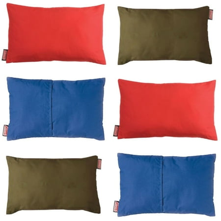 Coleman Camping Fold N Go Poly Cotton Travel Pillow 12 X 20