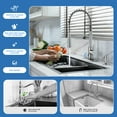 thumbnail image 5 of APPASO Touchless Kitchen Faucet with Soap Dispenser, Motion Sensor Activated Hands-Free Automatic Faucet for Sink with Pull Down Sprayer, Single Handle Smart Faucets for Kitchen Sink, Brushed Nickel, 5 of 9