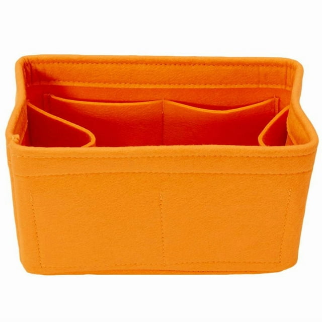 Felt Purse Organizer With Compartments Padded Cosmetic Bag Portable Handbag Removable Organizer Liner Women Suitable for Travel