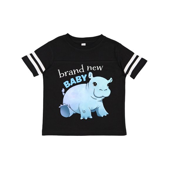 Inktastic Brand New Baby cute baby hippo Boys or Girls Toddler T-Shirt