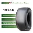 thumbnail image 2 of Set 2 YOSITiuu 13x6.5-6 Zero Turn Lawn Mower Utility Cart Turf Tires 13x6.5x6 /4 ply - 13207 …, 2 of 6
